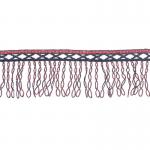 Eco Friendly Long 4 Grade Polyester Silk Fringe Trim for sale
