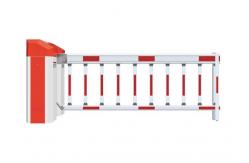 China IP44 Traffic Barrier Parking Boom Gate With RFID Card Management supplier