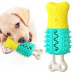 Multifunctional Interactive Pet Toys Popsicle Shaped Rubber Molar Stick 154g ODM for sale