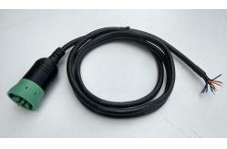 China Green Type 2 J1939 Deutsch 9-Pin Female to Open End CAN Bus Cable supplier