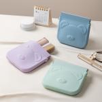 Mini Silicone Cosmetic Bag Washable Odorless Multi Function