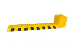 China 6m Length 80 tons A3 Steel Waterproof Tyre Killer Remote Control supplier