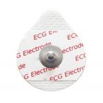 Non Woven Adult Oval Buttons Safety ECG Chest Electrode for sale