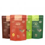 Kraft Paper Sachet Stand Up Pouch Kraft Paper Bag With Window, Sachet Kraft Stand Up Paper Pouch for sale
