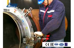 China OEM Hydraulic Pipe Cutting Beveling Machine With Split Frame Structure supplier