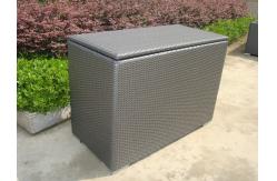 China Grey Resin Wicker Storage Box supplier