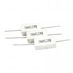 Hot Sales Original 5W 0.22R Ohm Ceramic Cement Resistor 0.22ohms 5watt Resistor For TV Set for sale
