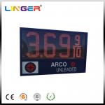 Custom Outdoor LED Gas Price Sign in Red Color With IR Remote Control for sale