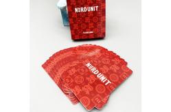 China Customized Matt Varnished Recyclable SGS Paper Printed Playing Cards supplier