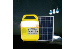 China Solar Home Lighting System With Solar Panel 3PCS LED Solar Bulbs Kits supplier