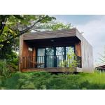 Various Terrains Prefabricated Studio With Exterior Balcony Customized Exterior