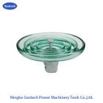 Anti Pollution 70kN 140kV High Voltage Glass Insulator for sale