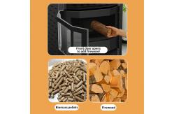 China Smart Model Home Pellet Burning Stove Smokeless supplier