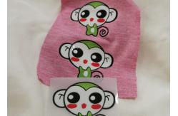 China Promotional Silicon Raised Heat Transfer Clothing Labels Custom Iron On Stickers supplier