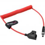 Alvin's Cables Atomos Ninja V D-tap Power Cable, 1.6-4ft Dtap to Locking DC 2.1 Coiled Cable for Blackmagic Video Assist, for Hollyland Mars 400S, Ultra Flexible for sale