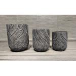 Frost Resistant Fiber Cement Pot Hand Carved For Long-lasting Frost Resistance for sale