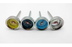 China Meat Oven Safe 4 Mini Steak Cooking Thermometer Set For Grilling supplier