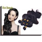 Natural Black 5A Virgin Brazilian Hair Extension Weft Body Wave for sale