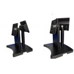 18.5 inch LCD Dual Screen Monitor Stand 180 Degree Rotating Angle