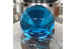 China Decorative Transparent Resin Ball  , Clear Crystal Ball 100mm supplier