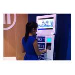 Bank Financial Advertising Mobile Wifi Cell Phone Recharge Station Lockers Digital Signage for sale