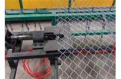 China 45*45mm Diamond Wire Mesh Machine With PLC And Touch Screen Control System supplier