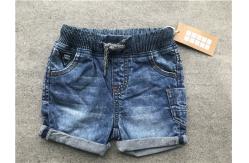 China Boys Medium Wash Pull On Denim Shorts With Rib Waistband TW72702 TW72703 supplier