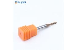 China CNC Long Neck End Mill 2 Flutes Machining Customized Overall Length With Coating supplier