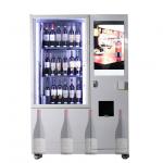 Age Verification Bar Wine Bottle Vending Machine 22 Inch For Glass 6mm for sale