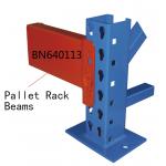 Roll Formed Steel Warehouse Racking Beams With End Clip / Removable Safety Pins