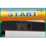 Inflatable Start Line Outdoor Yellow Cheap Advertising Inflatable Arch For Promotion