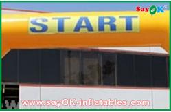 China Inflatable Start Line Outdoor Yellow Cheap Advertising Inflatable Arch For Promotion supplier