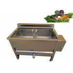 Small Scale Vegetable Blanching Equipment , Semi Automatic Potato Blanching Machine for sale