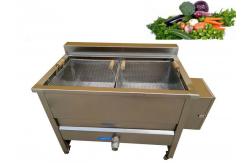 China Small Scale Vegetable Blanching Equipment , Semi Automatic Potato Blanching Machine supplier