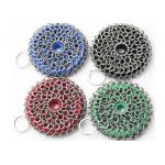 Soap Shape Silicone & Chainmail Scrubbing Pad for sale