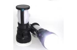 China SMD2835 Rechargeable Battery Ip55 Solar Led Flashlight Torch Waterproof For Tent supplier