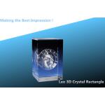 leo 2d crystal/leo 3d crystal rectangle/3d laser crystal block/3d laser crystal train for sale