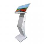 450 Nits 21.5 Floor Stand Touch Screen Kiosk With 58mm Ticket Printer for sale