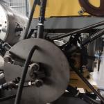 Yellow Mattress Spring Making Machine 0.07-0.098in Dia Spring Mattress Machinery