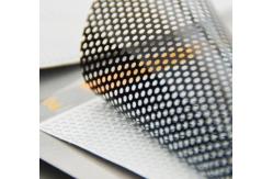 China 140gsm One Way Vision Perforated Vinyl Sticker For Windows Advertising supplier
