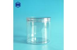 China Customized Aluminium Lid 740ML 24OZ Clear Plastic Cans supplier