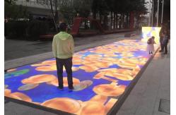 China 250x250mm Module Interactive LED Floor Panels For Party Mall Dj Bar supplier