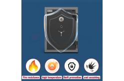 China Yingbo Mechanical Lock Fireproof Safe Box Cement Material Fire Rating 2 Hours supplier