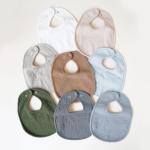 Absorbent Muslin Bandana Bibs Skin Friendly Multiple Colors For Easy Washing for sale