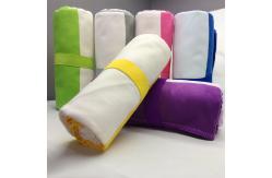 China Printed Extra Large Microfiber Toweling Fabric Outdoor Microfiber Beach Towel supplier