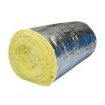 Yellow Fireproof Fiberglass Glass Wool Blanket Sound Silencer 48kg/M3 for sale