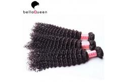 China Double Drawn Virgin Curly Mongolian Hair Extensions 100% Human Hair Weaving supplier
