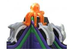 China Custom Made Mega Octopus Inflatable Water Slide Pool Toboggan Pour Piscine supplier
