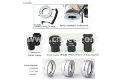 China 8x - 50x Trinocular Stereo Zoom Microscope with Track Stand LED Light A23.1501 supplier