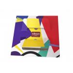CMYK Cookie Paperboard Coloured Paper Gift Bags Fade Resistant for sale